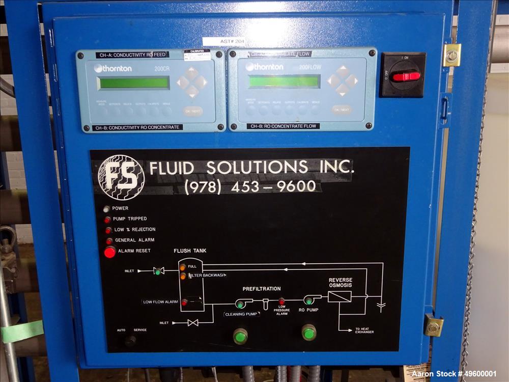Used Fluid Solutions Reverse Osmosis System