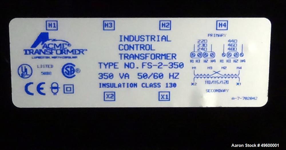 Used Fluid Solutions Reverse Osmosis System