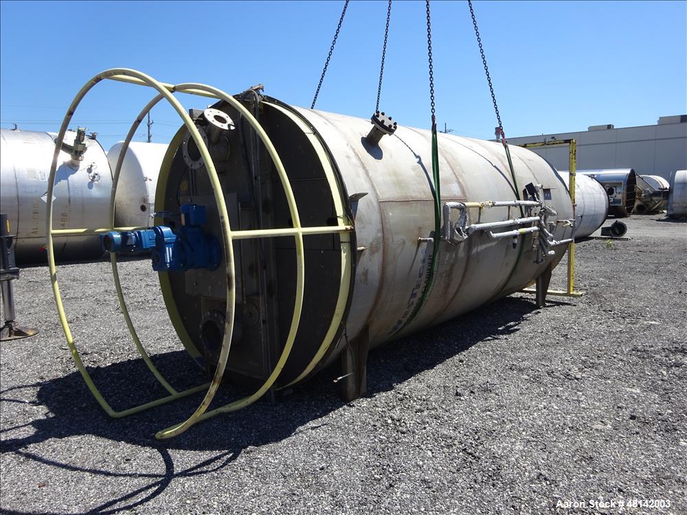 Used Westech Solids Contact Clarifier, Size 8' x 20', Stainless Steel.