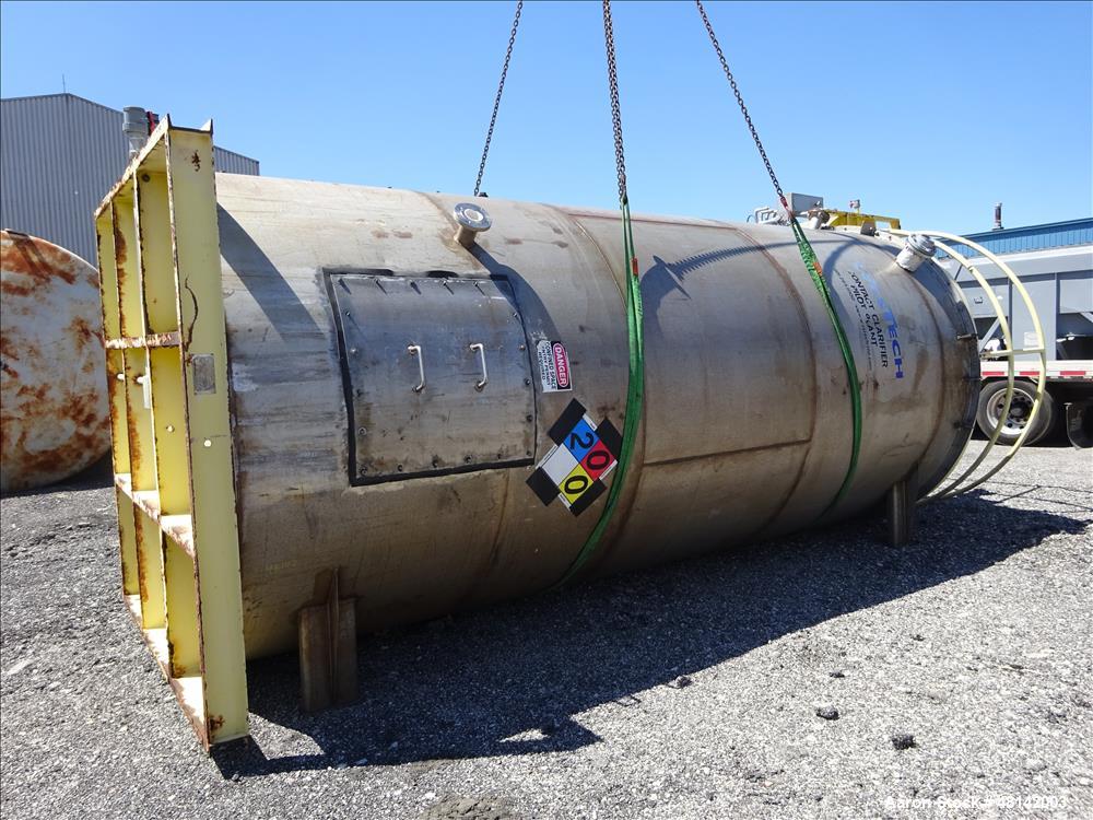 Used Westech Solids Contact Clarifier, Size 8' x 20', Stainless Steel.
