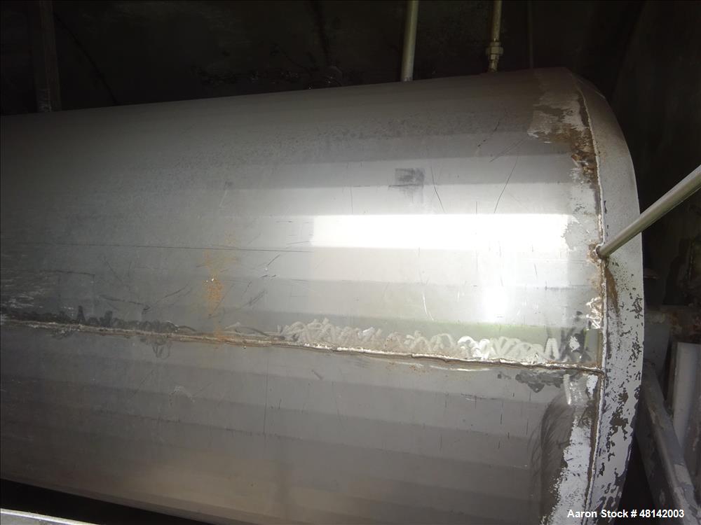 Used Westech Solids Contact Clarifier, Size 8' x 20', Stainless Steel.