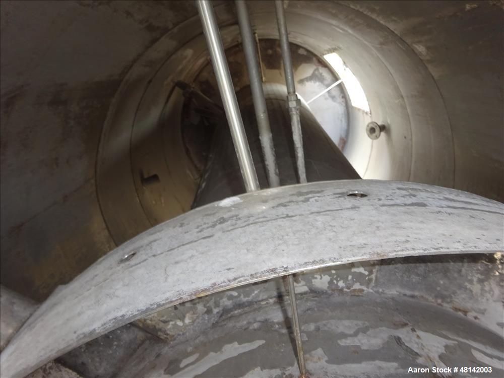 Used Westech Solids Contact Clarifier, Size 8' x 20', Stainless Steel.