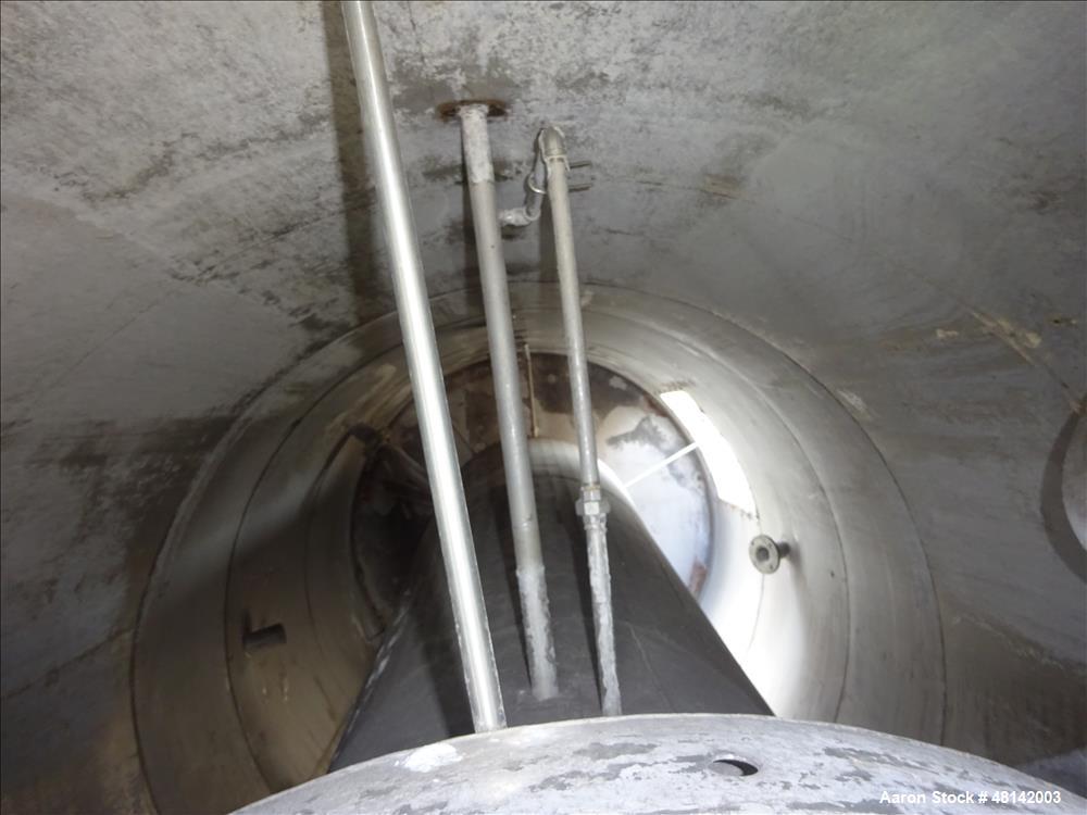 Used Westech Solids Contact Clarifier, Size 8' x 20', Stainless Steel.