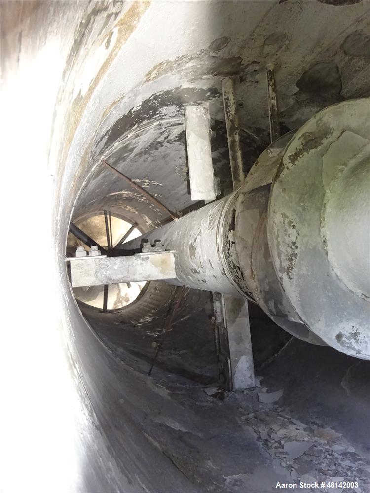 Used Westech Solids Contact Clarifier, Size 8' x 20', Stainless Steel.