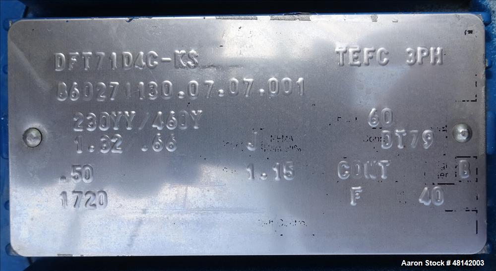 Used Westech Solids Contact Clarifier, Size 8' x 20', Stainless Steel.