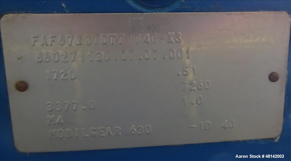 Used Westech Solids Contact Clarifier, Size 8' x 20', Stainless Steel.