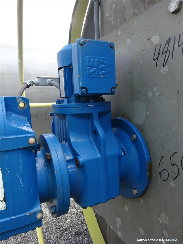 Used Westech Solids Contact Clarifier, Size 8' x 20', Stainless Steel.
