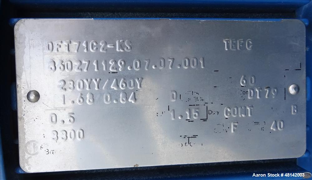 Used Westech Solids Contact Clarifier, Size 8' x 20', Stainless Steel.