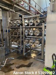 Unused- Reverse Osmosis Filtration System. 9500 liter/hour capacity. 2205 square meters total membrane area. System consisti...
