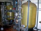 Used:  Structural North America duplex structural water deionizer system consisting of: (2) structural fiberglass tanks, approximately 250 gallon, rated 150 psi at 150 deg F, serial #324, National Bo...