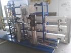 Used Ionic Ahlfinger Water Company Reverse Osmosis System. Baldor 15 hp electric motor, 480 volts, 3 phase mounted on Grundfos CR8 15 hp pump. Filterite model number 9100715-000 type 12 FM, (3) Code ...