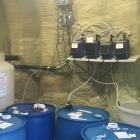 Used Ellis Dissolved Air Flotation (DAF)System, Model DAF-20. V bottom solids chamber, 304 SS. Ferris wheel type skimmer, complete with main tank. Chemical serpentine injection system with flow meter...