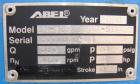Used 350 gpm at 90 psi Abel EM (Electromechanical Membrane) Pump, Model EM-1257