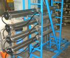 Used Applied Membranes Inc Reverse Osmosis System, model J-84B-236, 316 stainless steel. Designed to produce low dissolved solids water from tap or well water. Designed operating conditions: Permeate...