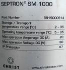 Used Christ Septron Reverse Osmosis System Consisting