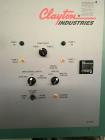 Used Clayton Industries Feedwater Treatment System. (1) Tank. Frame with control panel & (2) pumps. (2) Water softners.
