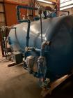 Used Clayton Industries Feedwater Treatment System. (1) Tank. Frame with control panel & (2) pumps. (2) Water softners.