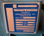 Used Clayton Industries Feedwater Treatment System. (1) Tank. Frame with control panel & (2) pumps. (2) Water softners.
