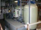Used DI Regeneration System consisting of: (1) Culligan Vinylester H-FLO 42 carbon filter tank, approximately 150 gallon, rated 150 psi at 35-120 deg F; (1) Culligan Vinylester H-FLO 42 sand filter t...