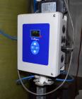 Used Culligan G Series Dual Membrane Reverse Osmosis System. Consisting of: (2) Culligan Model C-300P-8 membrane pressure vessels, (1) Grundfos vertical pump, (1) cartridge filter housing, (1) XP con...