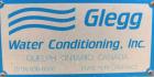 Used- Glegg Water Conditioning Inc Reverse Osmosis Filter System. Product flow rate/bank 154 gpm (normal), 180 gpm (peak). W...