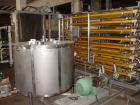 Used Koch Supercor Multi Pass UF Membrane Filter System consisting of: Membrane filter system, membrane filter, control panel, 300 gallon stainless steel sloped bottom permeate CIP tank, pump, typica...
