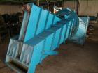 Used Lamella Sloped Plate Clarifier, Model 360/55 LGST. Includes a sludge tank and rake and flocculation tank.