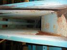 Used Lamella Sloped Plate Clarifier, Model 360/55 LGST. Includes a sludge tank and rake and flocculation tank.