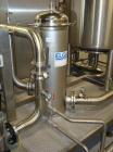 Used Vivendi Purified Water Softener Skids consisting of: (1) Forbes approximately 10,000 litre HDPE tank, (2) Grunfoss type CRNE45-2, 45cumt/hr pumps, (1) Elga model 611530AA40C1EE filter, (1) Bibby...