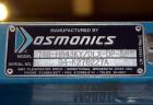 Used Osmonics Reverse Osmosis System, Model 74B-HR43KY/DLX-DP-SP, Serial# 94-K276227A. Inlet pressure before & after prefilter 60/80 psi/12/12 psi, flow (1) concentrate + permeate + recycle 45/30 gal...