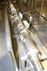 Used Osmonics Reverse Osmosis System, Model 74B-HR43KY/DLX-DP-SP, Serial# 94-K276227A. Inlet pressure before & after prefilter 60/80 psi/12/12 psi, flow (1) concentrate + permeate + recycle 45/30 gal...