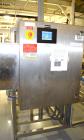 Used Osmonics Reverse Osmosis System, Model 74B-HR43KY/DLX-DP-SP, Serial# 94-K276227A. Inlet pressure before & after prefilter 60/80 psi/12/12 psi, flow (1) concentrate + permeate + recycle 45/30 gal...