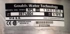 Used Goulds Filtration Reverse Osmosis System, Model PROX-809