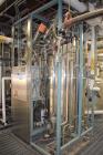 Used Steris Finn-Aqua Multiple-Effect Water Still, Model 500-S-4, Serial# COA41132, Built 2000. Designed steam heated model for deionized & reverse osmosis feedwater. Approximate capacity at 116 psi ...