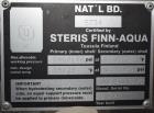 Used Steris Finn-Aqua Multiple-Effect Water Still, Model 500-S-4, Serial# COA41132, Built 2000. Designed steam heated model for deionized & reverse osmosis feedwater. Approximate capacity at 116 psi ...