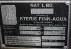 Used Steris Finn-Aqua Multiple-Effect Water Still, Model 500-S-4, Serial# COA41132, Built 2000. Designed steam heated model for deionized & reverse osmosis feedwater. Approximate capacity at 116 psi ...