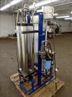 Used US Filter Reverse Osmosis System, Model VROVC03BX. Rated 5760 gallons per day (4 Gallons Per Minute). Unit Consists of (4) Filmtec 4