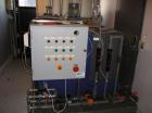 Used USF Wallace & Tiernan Dry Polymer Mixer with a DP 5.0 VMZ powder preparation unit. Max powder dosaging 66 lbs/h (30 kg/h), max output 344 gallons/h (1300 liters/h), with an A-729 GS/GM stainless...