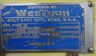 Used Westech Solids Contact Clarifier, Size 8' x 20', Stainless Steel.