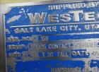 Used Westech Solids Contact Clarifier, Size 8' x 20', Stainless Steel.