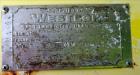 Used Westech Solids Contact Clarifier, Size 8' x 20', Stainless Steel.