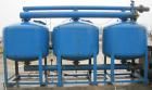 USED: Yardney high rate sand media filter system, model IL4824-3A, carbon steel. (3) 48