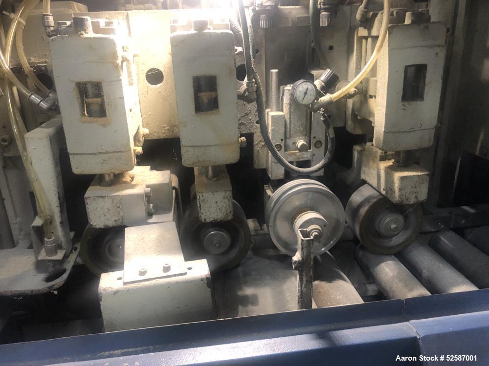 Used GreCon Dimter OptiCut 304 Automatic Board Saw Cutting and Sorting Machine