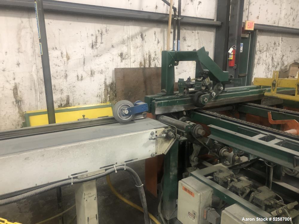 Used GreCon Dimter OptiCut 304 Automatic Board Saw Cutting and Sorting Machine