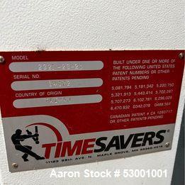 Used Timesavers 23 Series 37" Planer/Sander Combo – Helical Planer & Belt Sander, Built 2021