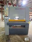 Used-Boarke Heavy Duty Wide Belt Sander, Model BKM-37K. 36” Max working width; 5” Max working thickness; 15 HP main motor; 2...